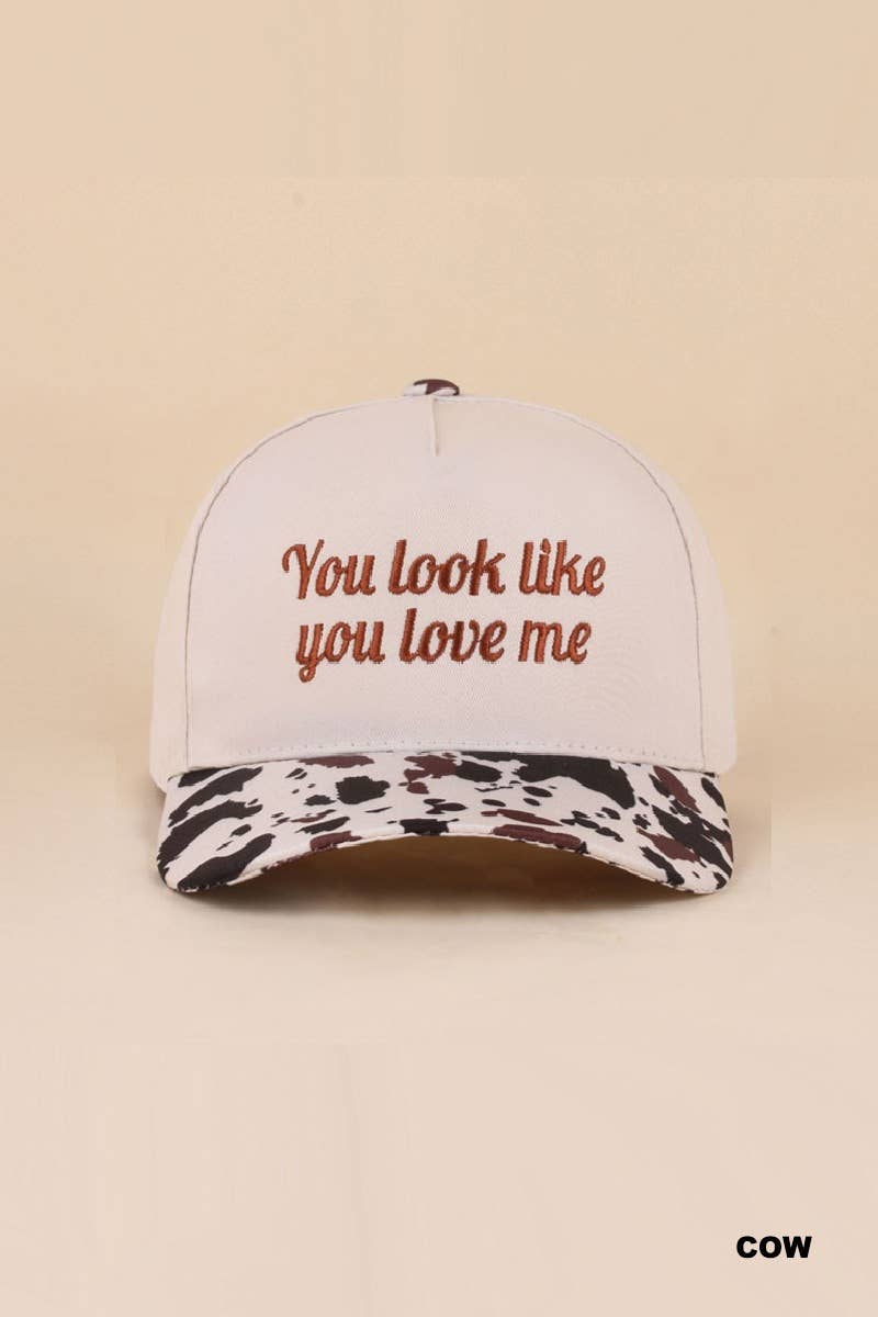 You Look Like You Love Me Two Tone Canvas Cotton