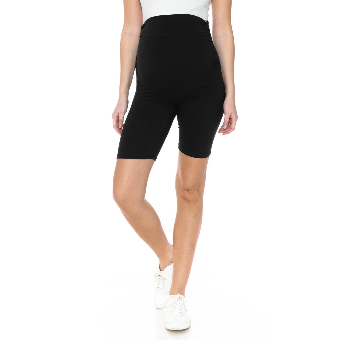 Buttery Soft Print Maternity Shorts