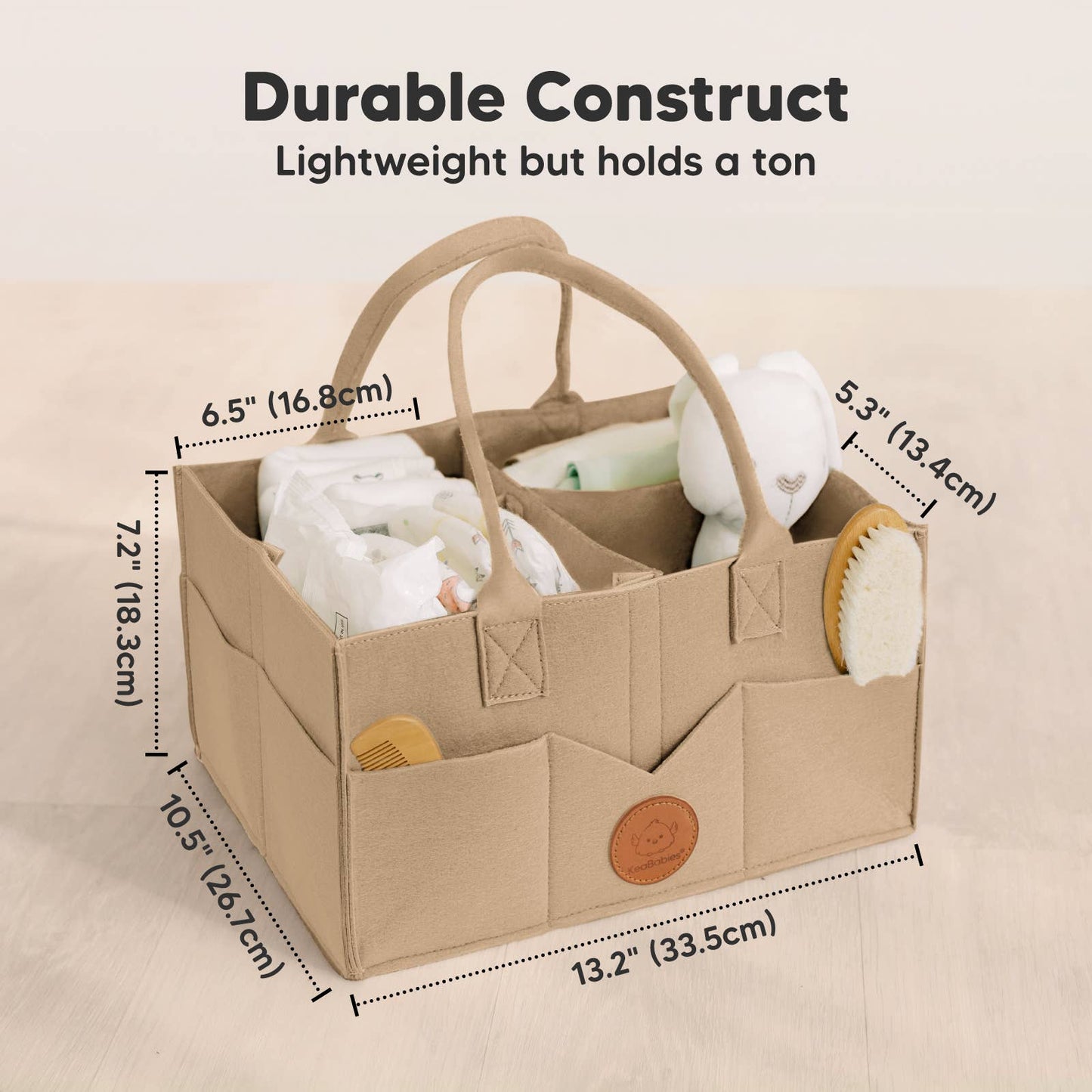 Original Baby Diaper Caddy Organizer for Nursery, Storage