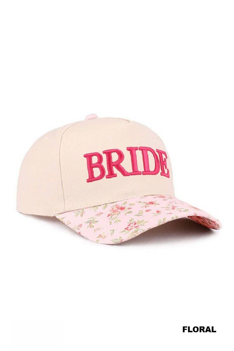 Bride Two Tone Cotton Hat
